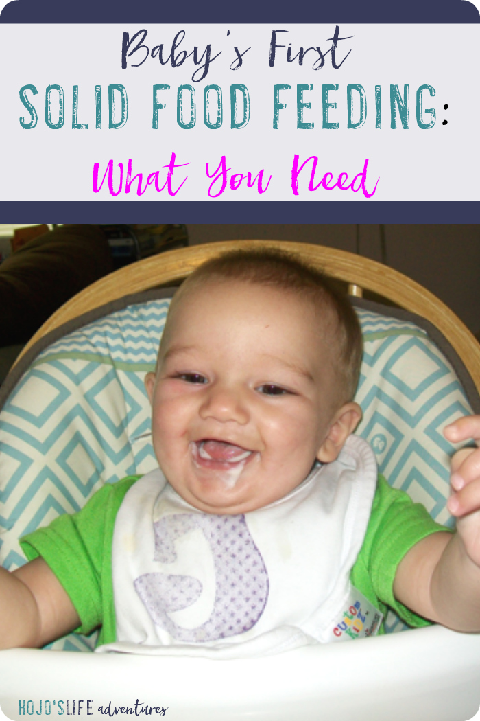 Baby’s First Solid Food Feeding – What You Need