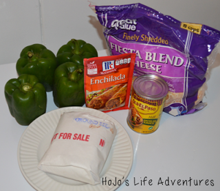 Ready for an easy crock pot meal? Try these stuffed enchilada green peppers! With just 30 minutes of prep time, your whole family is sure to love them! 