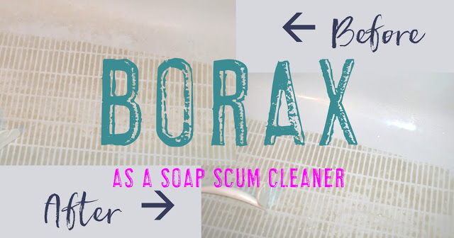 Borax Soap Scum Bathtub Cleaner