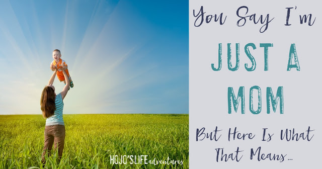 You Say I’m “Just” A Mom