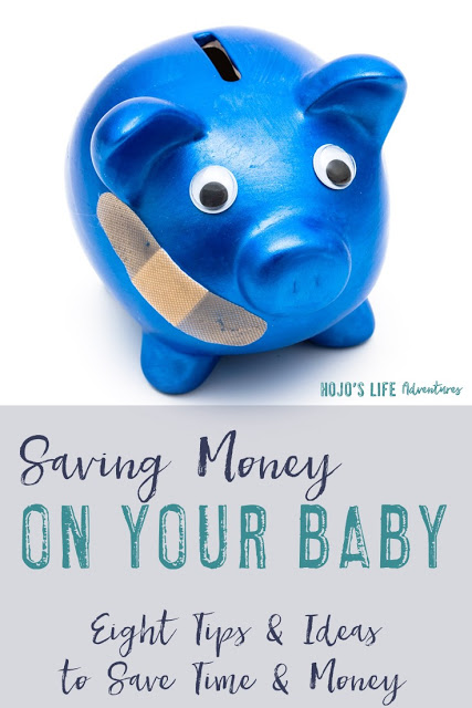 Here are eight tips and ideas for saving money on your baby. Practical ideas that can really add up over time! If you are a new or expecting parent, click through to check them all out!